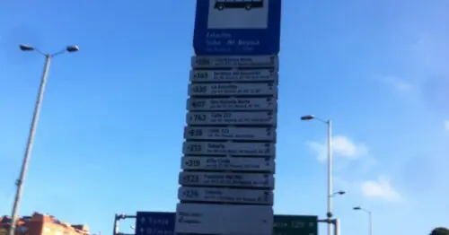 PARADERO SITP ESTACION SUBA  AVENIDA BOYACA  199A03